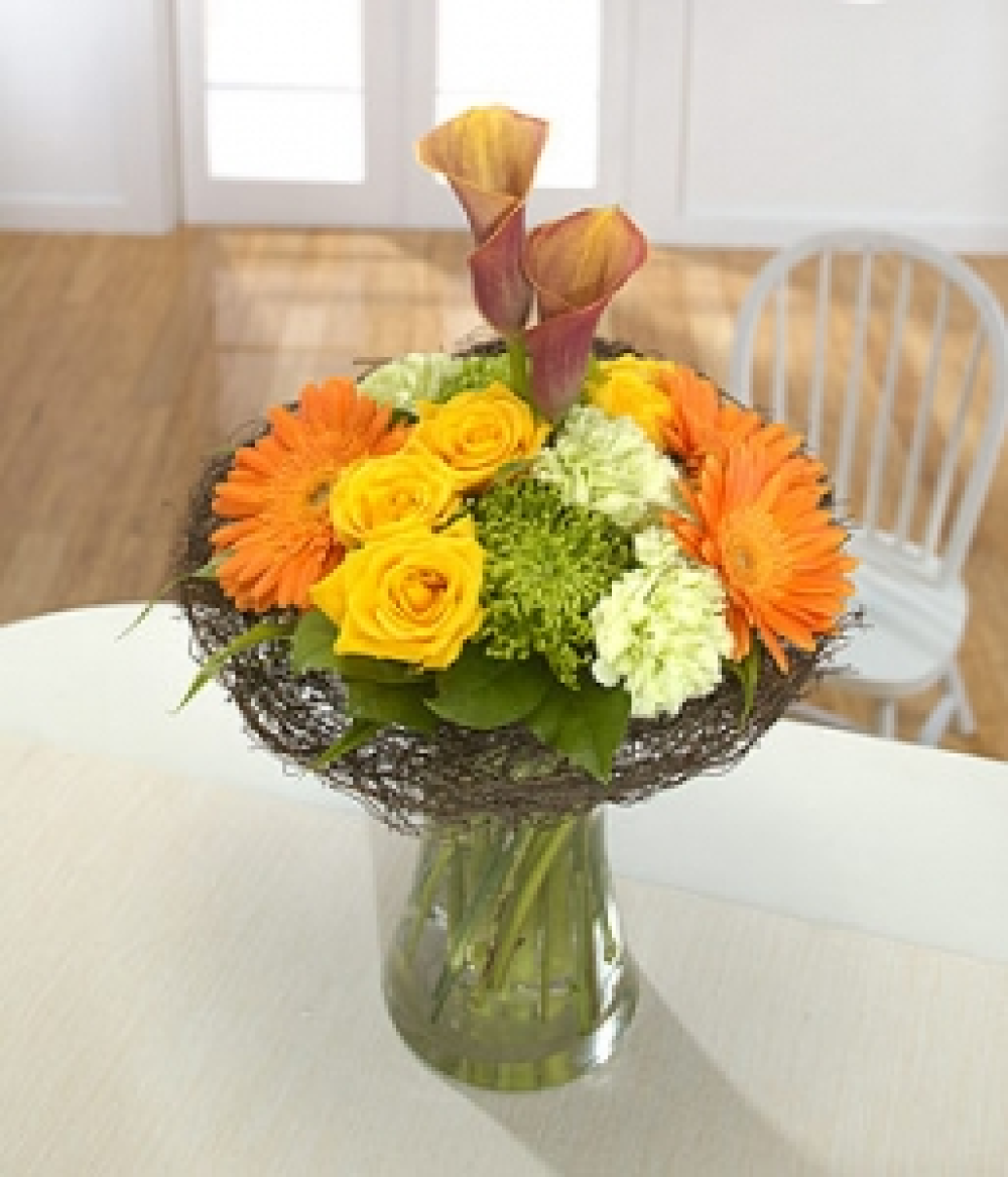 Vivid Vase Arrangement