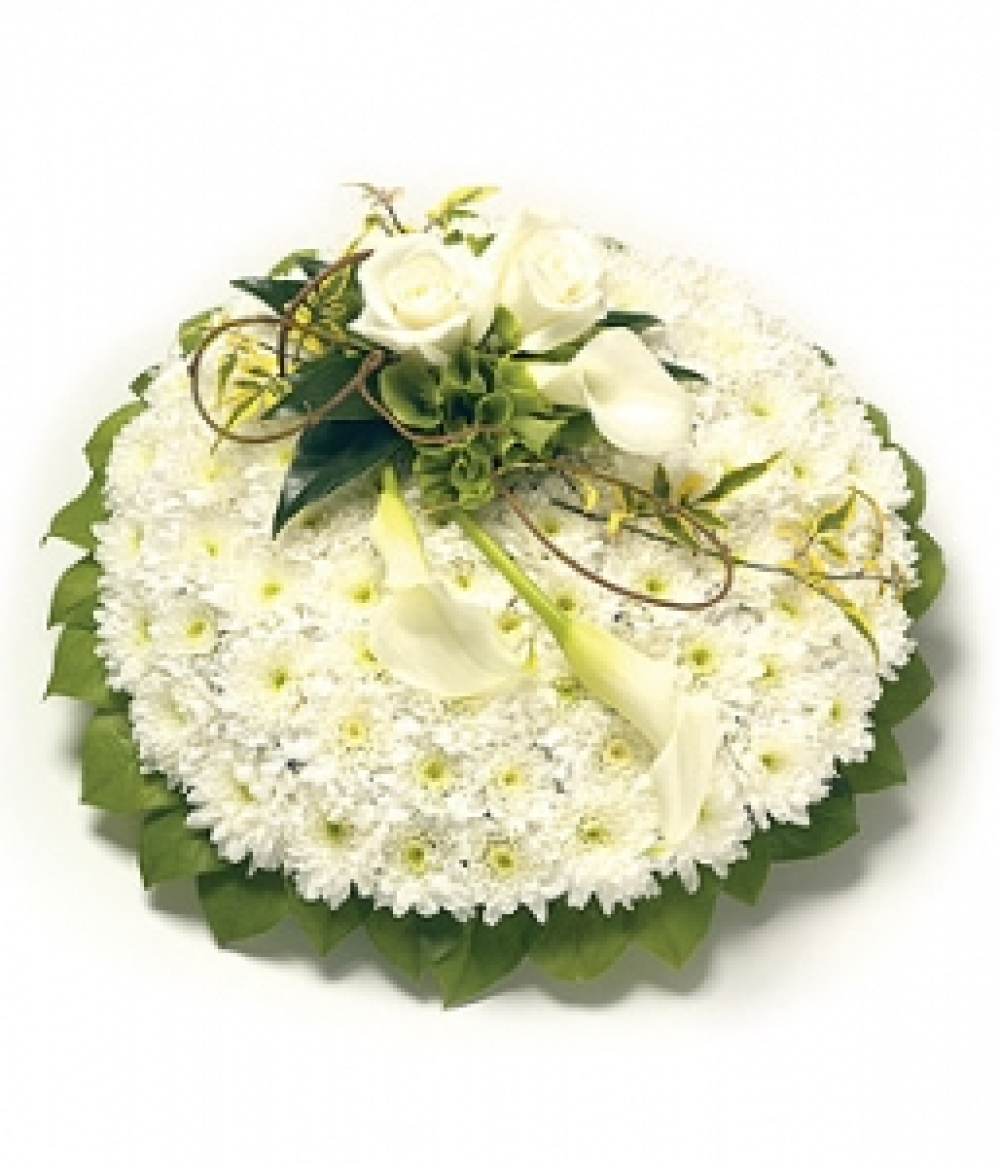 White & Green Posy