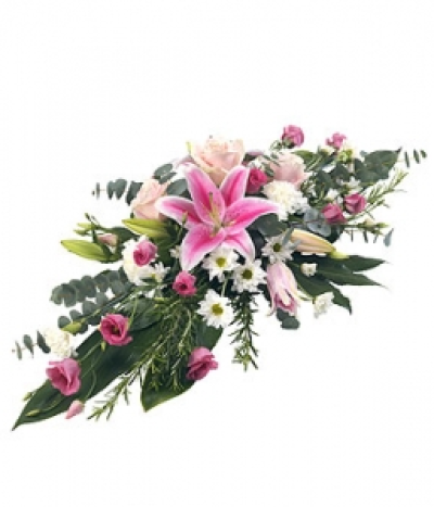 Soft Double Ended Spray - Our expert florists will personally design your Soft Double Ended Spray using the finest stems.