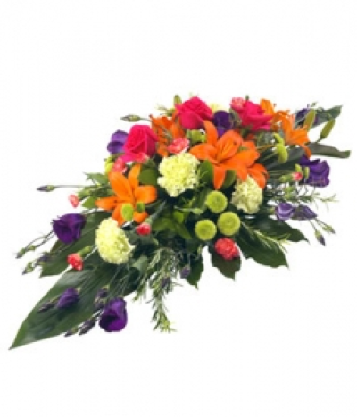 Vibrant Double Ended Spra - Our expert florists will personally design your Vibrant Double Ended Spray using the finest stems.