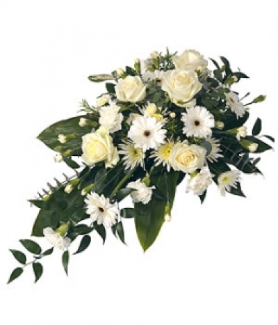 Pure Single Ended Spray - Our expert florists will personally design your Pure Single Ended Spray using the finest stems.