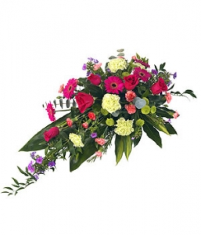 Vibrant Single Ended Spra - Our expert florists will personally design your Vibrant Single Ended Spray using the finest stems.