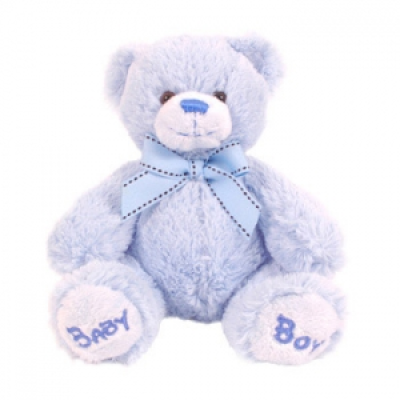 Teddy - Baby Boy Bear - Our light blue baby boy nursery teddy bear is soft and cuddly and a perfect gift for new born babies. Price: Standard £10. 00, Luxury £25. 00, Superior £40. 00
