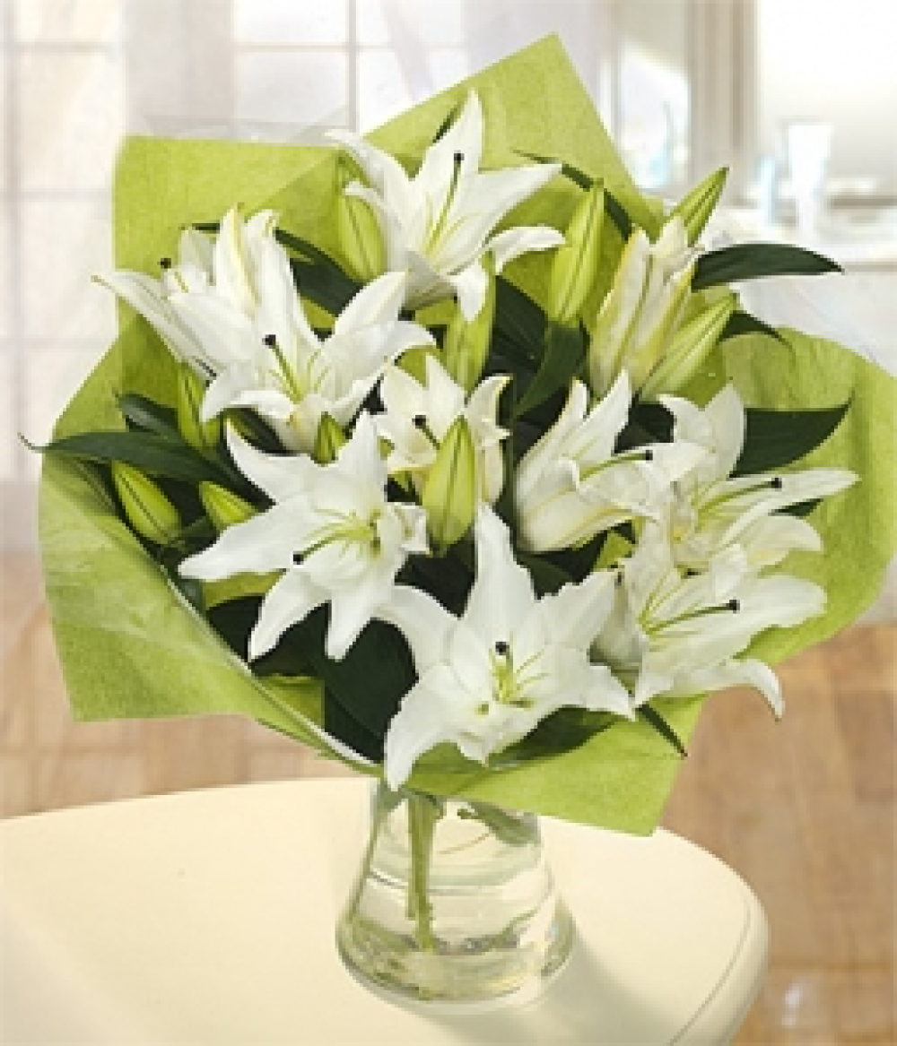 White Lily Bouquet