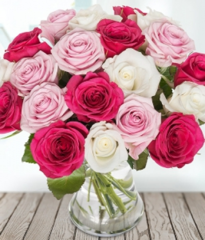 Pink Lace - Our expert Florists will hand craft this stunning bouquet using only the finest rose stems. Hand delivered with care and attention