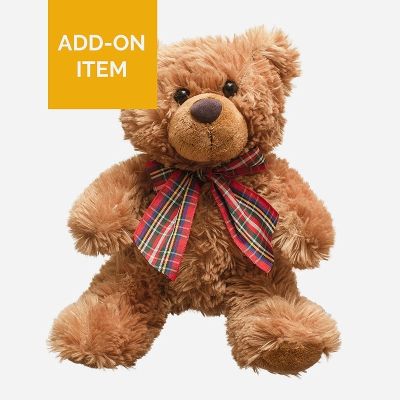 Teddy - Florist Choice A soft toy gift available as an addition to your floral gift.
